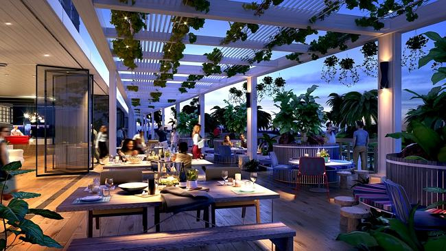 Artist’s impression of part of the redevelopment