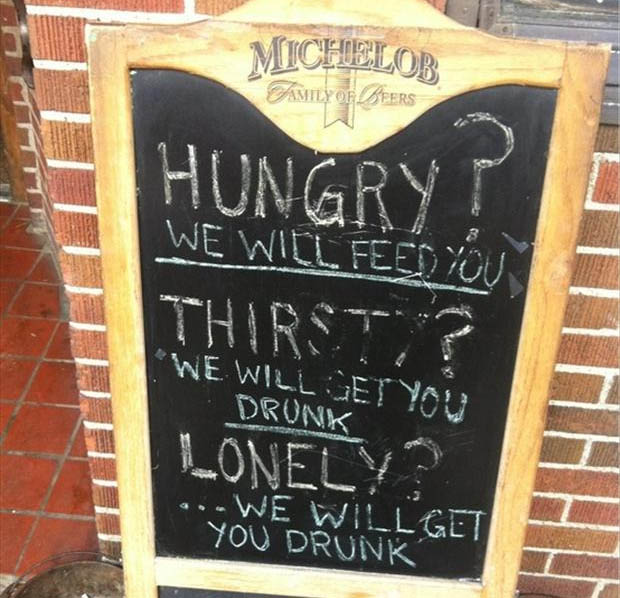 We will get you drunk