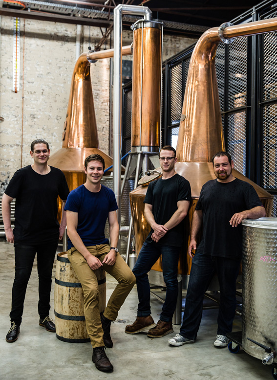 L-R: Dave Withers, Will Edwards, Joe Dinsmoor, Nigel Weisbaum