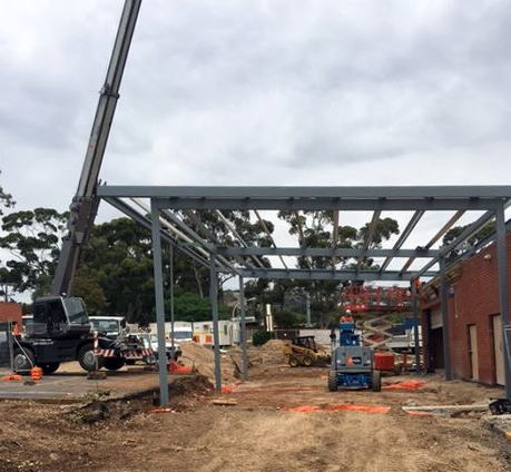 Feathers Hotel new bottleshop build