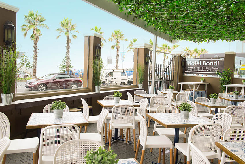 Bondi Hotel Food and Interiors