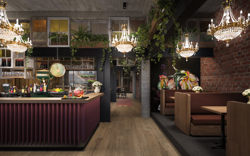 Garden State Hotel basement level