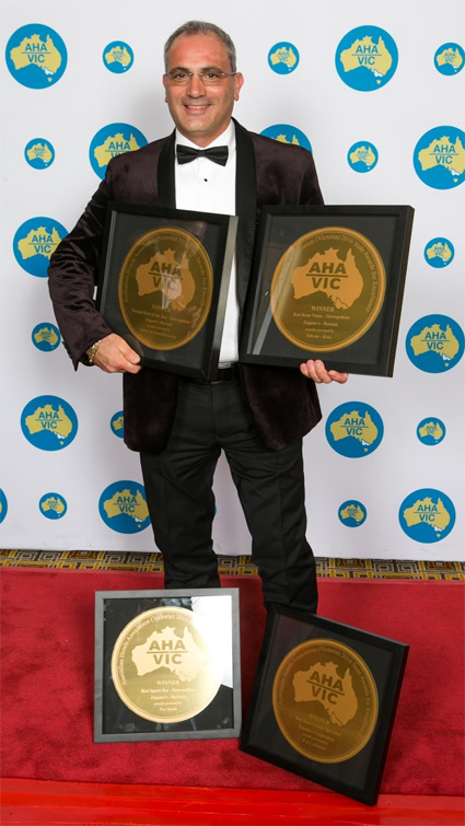 Bobby Zagame and his clutch of awards for 2016